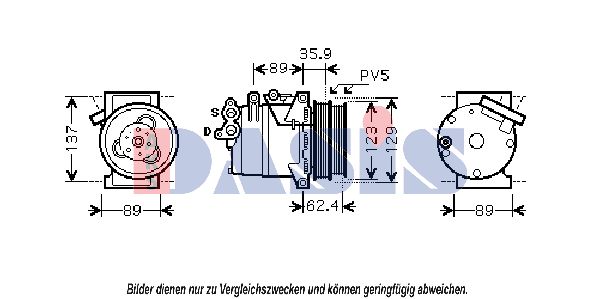 AKS DASIS Kompressori, ilmastointilaite 851829N